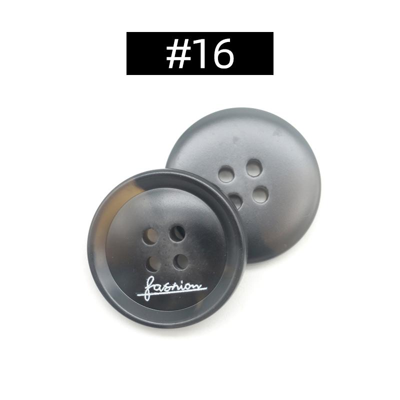 20Pcs Resin 4 Holes Buttons Sewing Accessories Size Complete For Clothing Decorative Plastic Buttons Handmade Diy