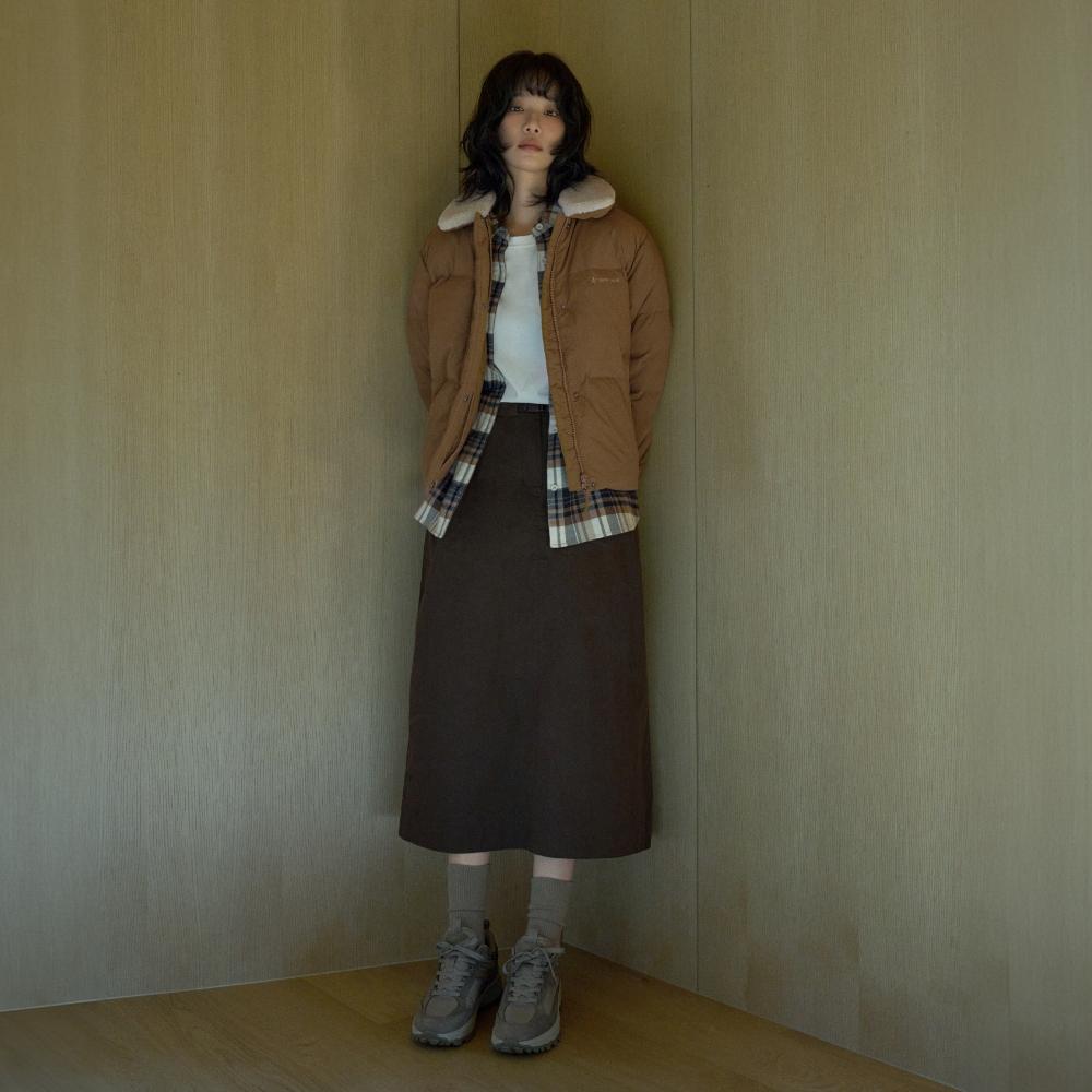[Snowpeak] Cland Women s Skirt Choco Brown (S24FWDSK91) 70