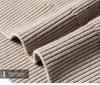 Men's Winter Thickened Pure Wool Sweater with Stand Collar & Raglan Sleeves - Half-Zip Pullover Knitwear
