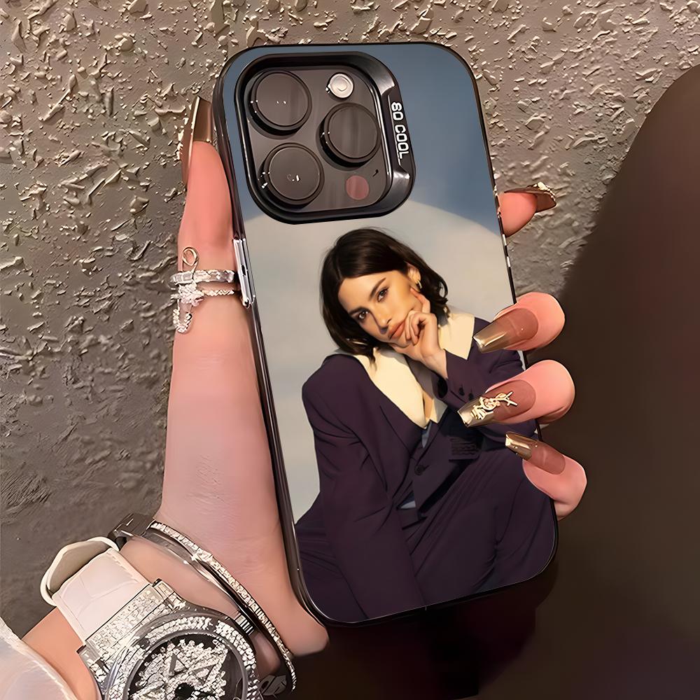 Singer G-Gracie Abrams Phone Case For IPhone17 Air 16 15 14 Plus 13 12 11 Pro XS Max Silver Black Bumper Case