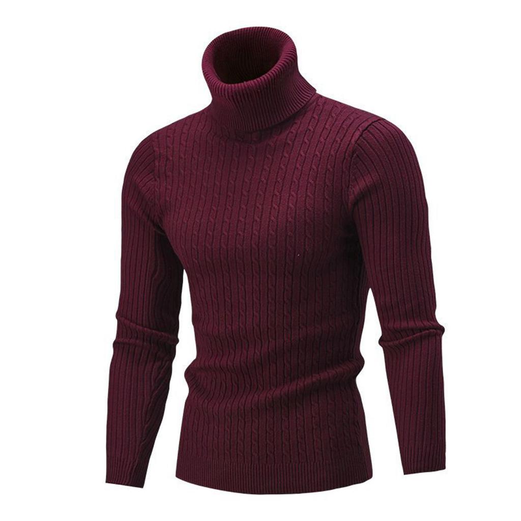 Men's Color Turtleneck Sweater