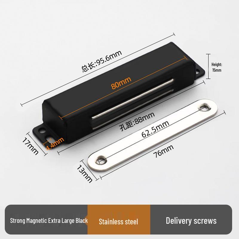 Modern Stainless Steel Magnetic Door Catch - Ball Latch Closure for Cabinet Accessories