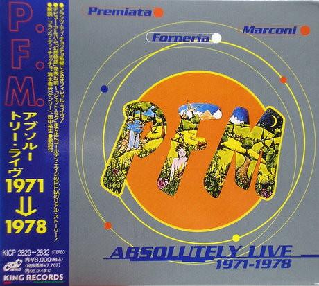

CD PFM Live19711977 KICP28292832 1996 Japan Rock Used