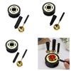 3 Pcs Wax Seal Warmer Melting Set Melting Spoon Wax Seal Stamp Handle for Stamp Sealing Gift Wrapping Private Envelope