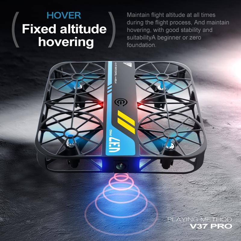 V37 8K Drone WIFI FPV Drones with Camera HD 4k Pocket Remote Control Helicopter Plane RC Quadcopter Toys Christmas Gift for Kids