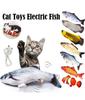 Giocattolo Elettrico per Gatti Pesce Giocattoli per Gatti Animali Domestici Pesce Oscillante Simulazione Pesce Giocattolo Danzante per Gattini Giocattolo Pesce Divertente per Gatti Masticare Giocattoli Forniture Ricarica USB