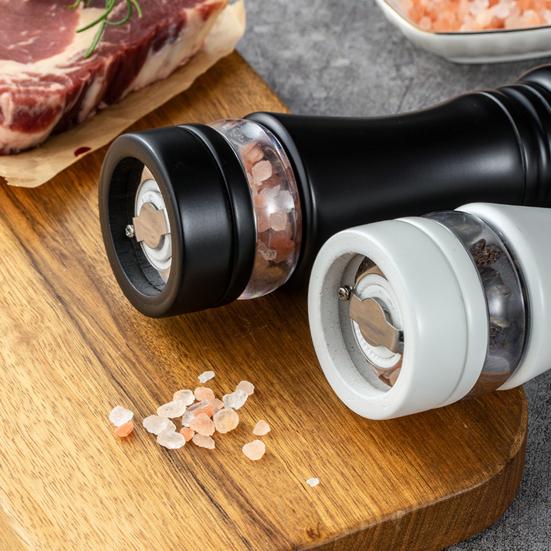 6 Inch Pepper Grinder Adjustable Coarseness Portable Manual Pepper Shaker Spice Grinding Bottle Kitchen Gadget