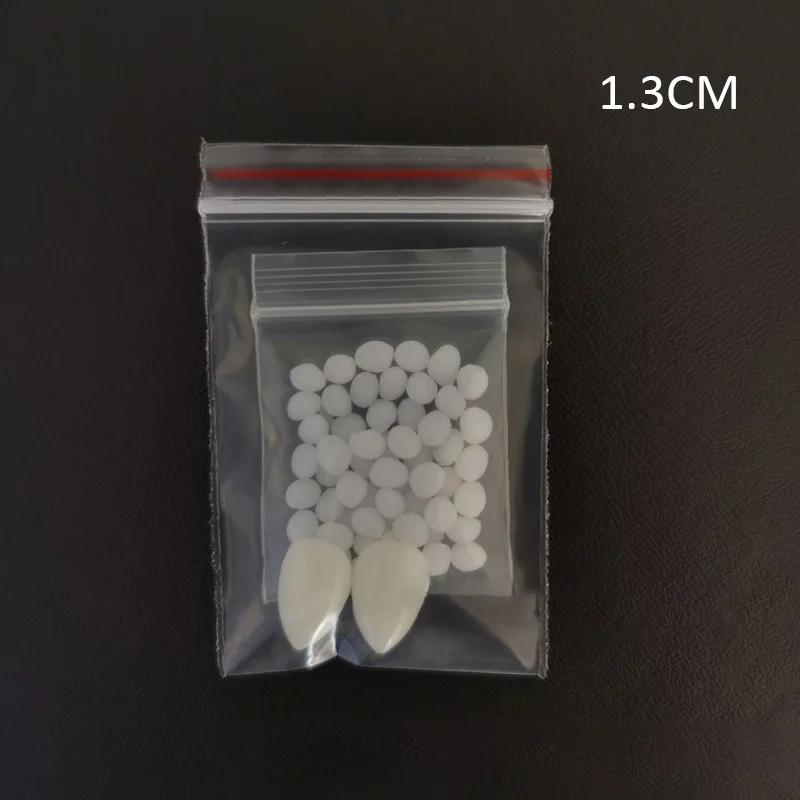 1 Paio Denti da Vampiro Zanne Protesi Oggetti di Scena Costume di Halloween Oggetti di Scena Denti Falsi Colla Solida Adesivo per Protesi Decorazione Festa di Halloween