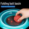 Folding Magnetic Bait and Hand Washing Basin for Fishing