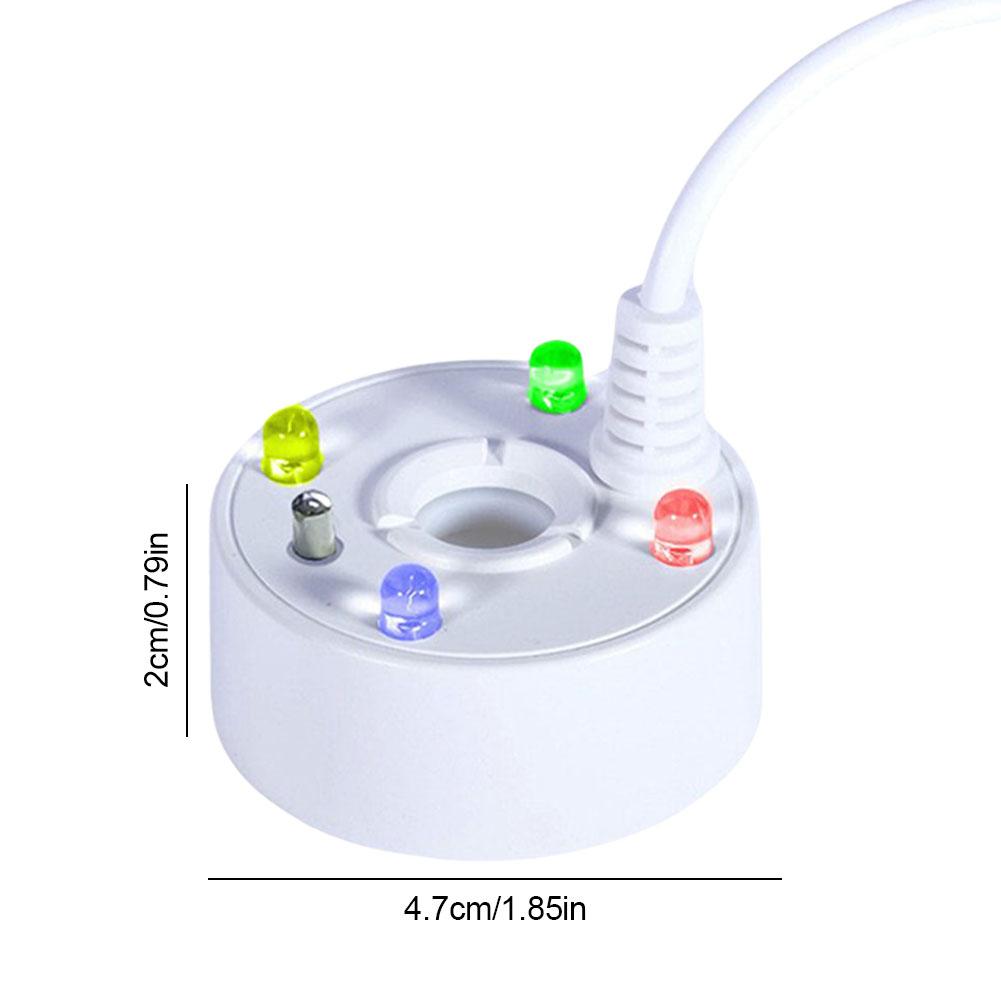 USB Fogger With 4 LED Colorful Lights Water Fountain Pond Fog Machine Atomizer Air Humidifier for Halloween Party Decorations