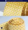 [HISDERN] Men's Business Tie, Silk, Washable, Yellow, Polka Dot Pattern, Stylish, for Weddings, Job Hunting, Entrance Ceremonies, Graduation