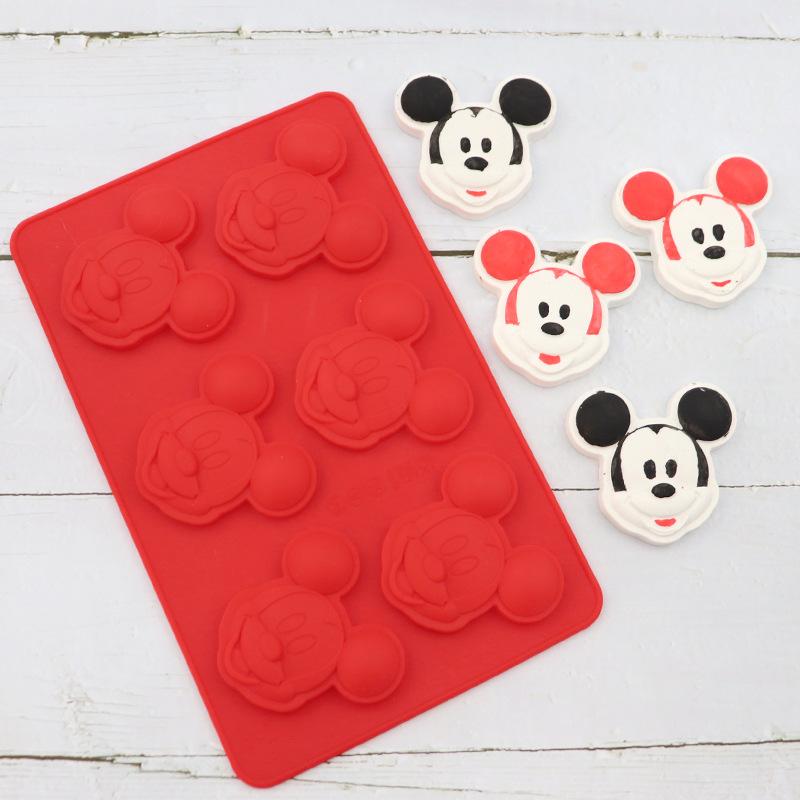 Dog Chocolate Cake Baking Mold Cartoon Animal Pet Treats Mousse Bear Rabbit Ice Cube Tray Jelly Soap Decorating Cupcake Topper