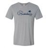 Xavier Musketeers Sunshine Script Canvas Triblend T Shirt - Athletic Grey