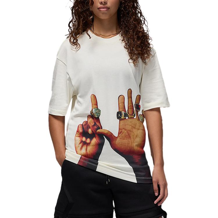 

New JORDAN Flight Mvp Men s Rings T Shirt HJ2322-133 S