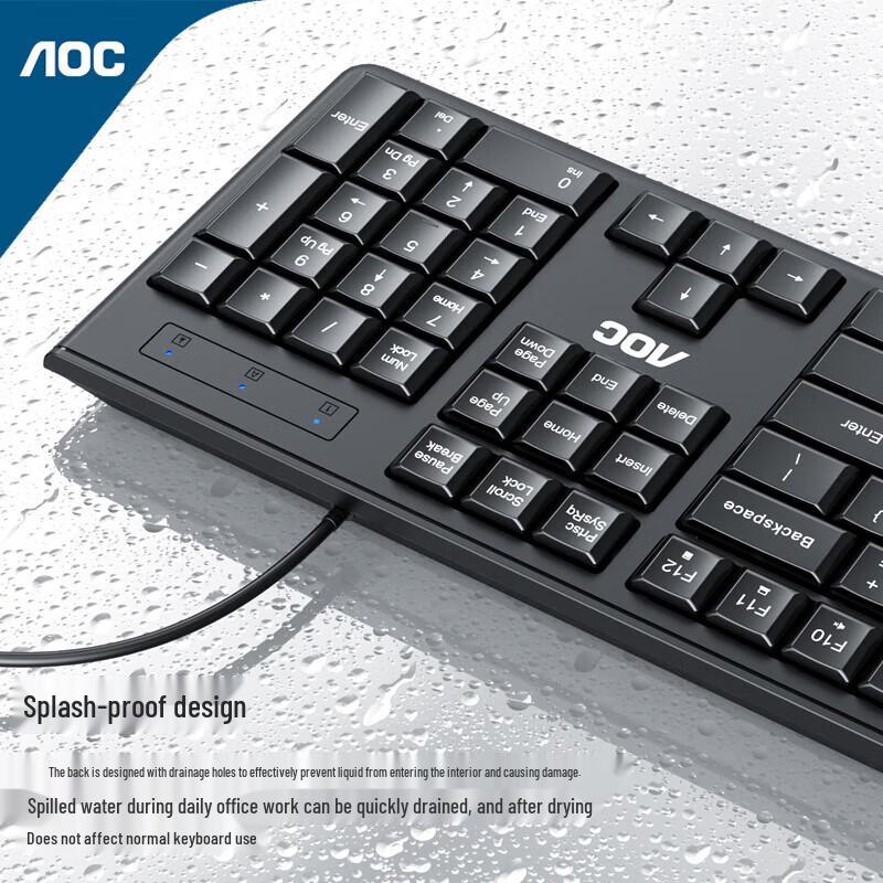 AOC KM151 Wired Keyboard and Mouse Combo
