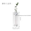 Transparent Glass Vase High End Illustration Living Room Dining Table Top Balcony Decoration Acrylic Hydroponic Rack