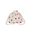 Cute strawberry bag women 2025 new fashion corduroy bucket bag simple small fresh shoulder messenger bag tide