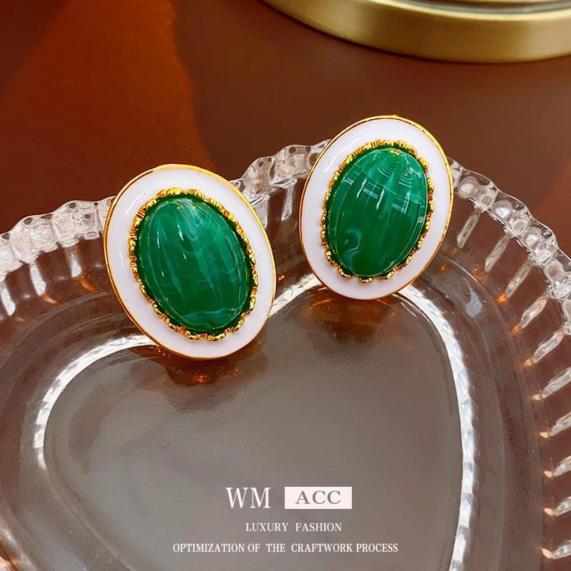 Vintage Silberne Nadel Retro Hängeohrringe - Hofstil, Leichter Luxus, High-End Design für Frauen