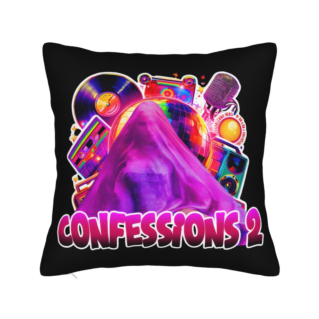 Singer Madonnas Confessions II Pillowcase Double-sided Printing Cushion Cover Gift Throw Pillow Case Cover Home Square 45X45cm