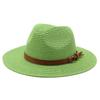 Nuovo Taglia Grande 59-60CM Cappello Panama Cappelli Estivi da Sole per Donna Uomo Esterno Spiaggia Paglia Cappellino Protezione UV Chapeau Cappello Jazz Trilby
