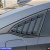 For Honda Accord 10th Gen 2018- Car Rear Window Quarter Louver Shutter Cover Side Vent Trim Scoop ABS Exterior Accessories