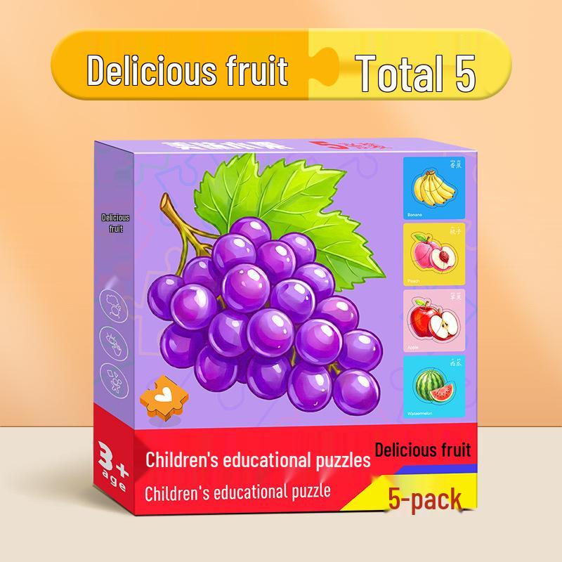 In Stock: Early Education Cognitive Puzzle Cards for Toddlers