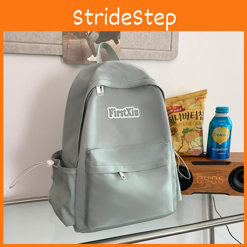 Letter Pattern Youth Fashion Backpack With Laptop Pocket For Daily Commuting