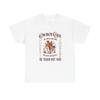 Cowboy Code Graphic T Shirt Unisex Heavy Cotton Tee