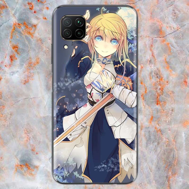 Fate Zero Stay Night For Huawei Mate 40 30 20 20X 10 RS P Smart 2021 2020 Z S Pro Plus Lite 2019 Phone Case Shell
