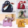 10 Pieces Stylish Leather Packaging Box Leather Travel Bag Small Candy Bag PU Storage Box for Jewelry and Small Item