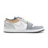 Jordan Air Jordan 1 Vintage Basketball Shoes Unisex Low top White 553558-152(Team210-)