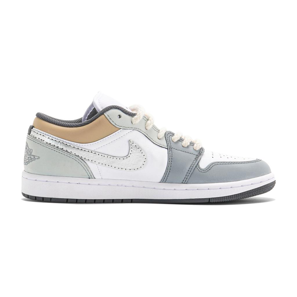 Jordan Air Jordan 1 Vintage Basketball Shoes Unisex Low top White 553558-152(Team210-)