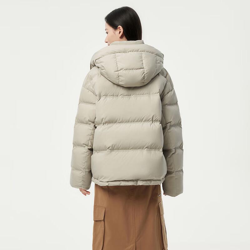 Tanboer Women's Short Detachable Hood Down Jacket 550388T