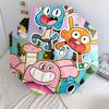 Padrão O Incrível Mundo de Gumball, guarda-chuva de dobra automática, design portátil e dobrável, 8 varetas, um presente de Natal ou aniversário.