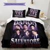 Custom Name Damon Salvatore's Legend Bedding,Quilt Set Quilt Cover Pillowcase Home Birthday Gift (1 * Duvet Cover + 2 * Pillowcase, Without Core)
