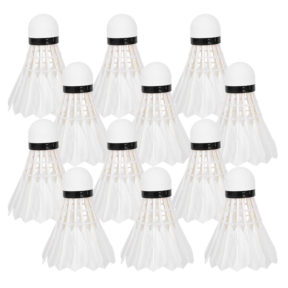 12pcs Badminton Balls Badminton Shuttlecocks Professional Training Sports Accessory
