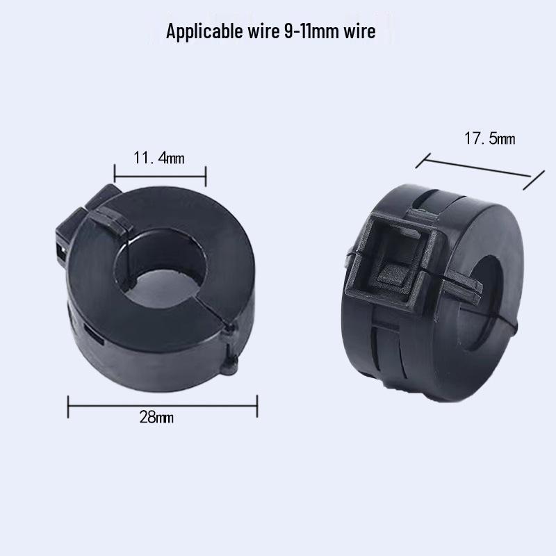 Snap-On Nickel-Zinc Ferrite Core Magnetic Ring for Anti-Interference Shielding