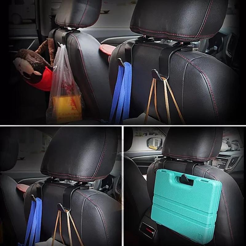 Car Seat Back Hook Interior Accessories Multifunctional Hanging Holder Auto Bag Storage Hanger for Universal Automobile