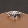 Hip-hop Punk Style Skull Ring Open Trend Rock Dark Style Three-dimensional Skull Ring for Men