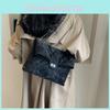 Small Black Pu Shoulder Bag For Women 2023 New Winter Fashion Cross-border Trend Single Shoulder Bag