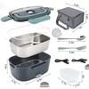Heated Lunch Box Electric Self Heating Food Warmer Plug In Portable Thermal Insulation For Office Students Dorm Meal Thermal