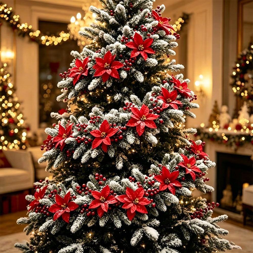 Simulated Christmas Wall Hanging Vine Faux Pine Garland Christmas Home Decoration