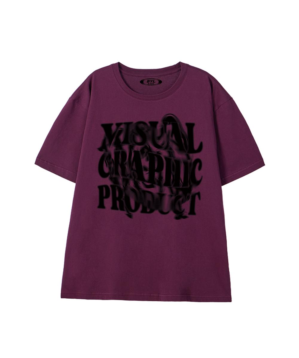 Biel Spin Logo Short Sleeve T-Shirt Wine M