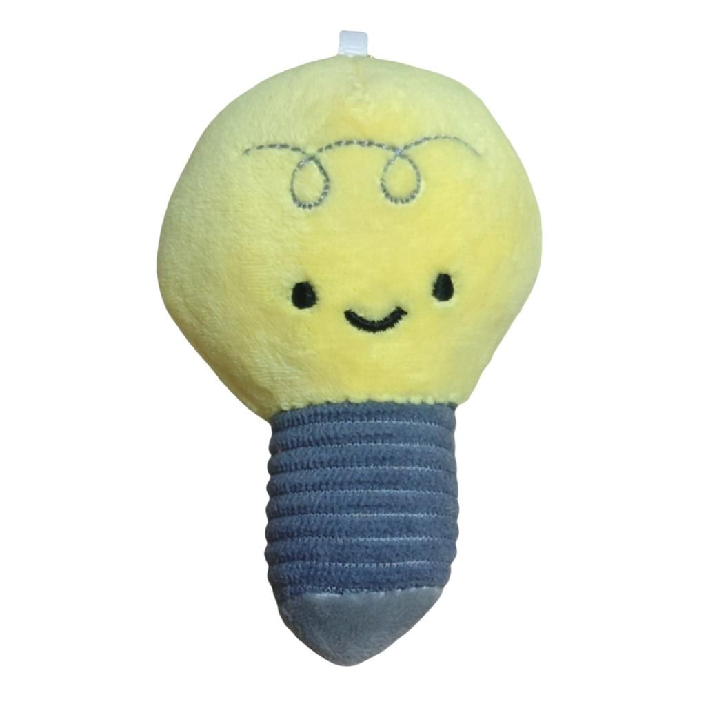 Creative Plush Toy Keychain With Unique Designs Including Baseball Sword And Light Bulb