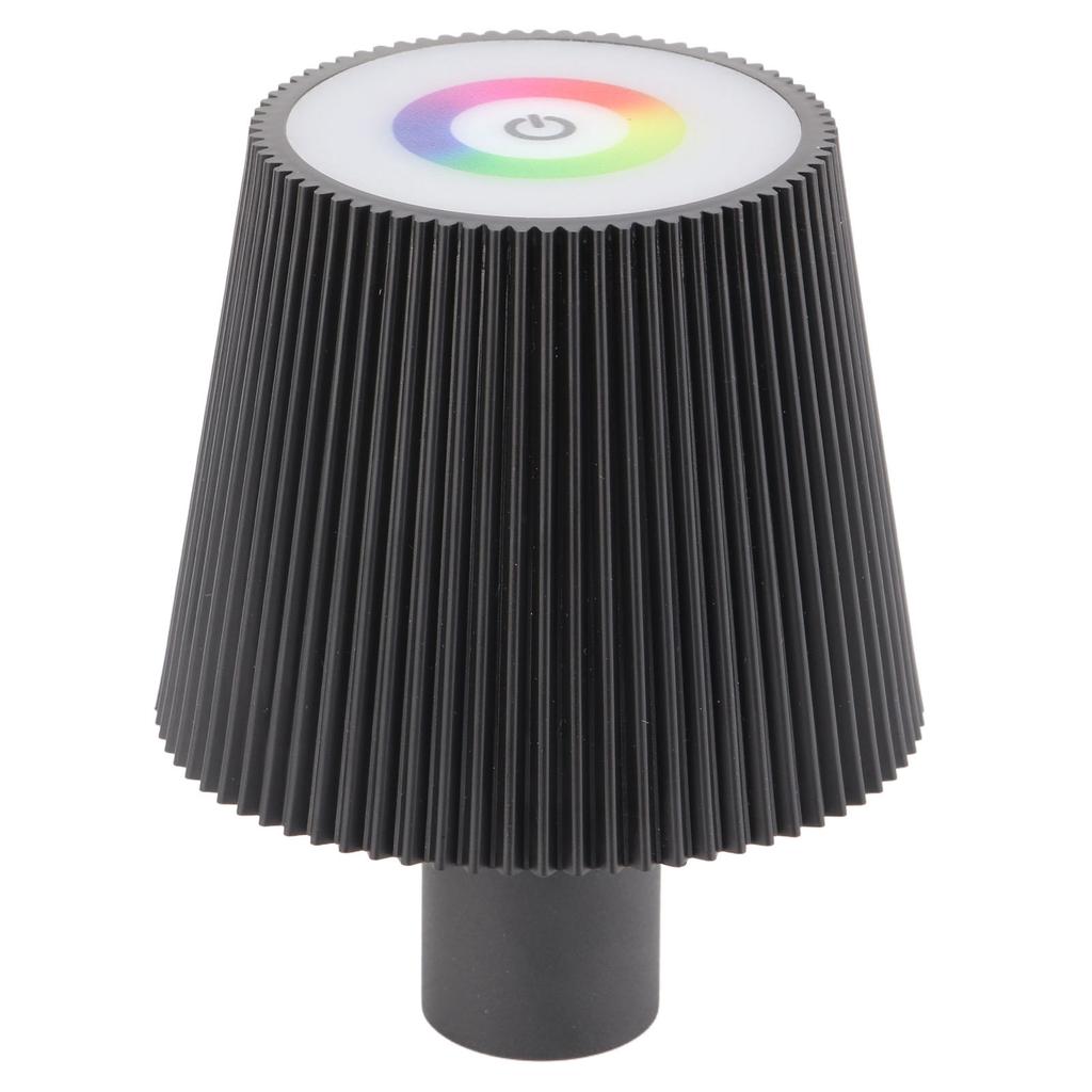 LED Flaschenlampe Plissiert IP54 Wasserdicht 4 Lichtmodi Atmende Farben 2000mAh Kabelloses Nachtlicht