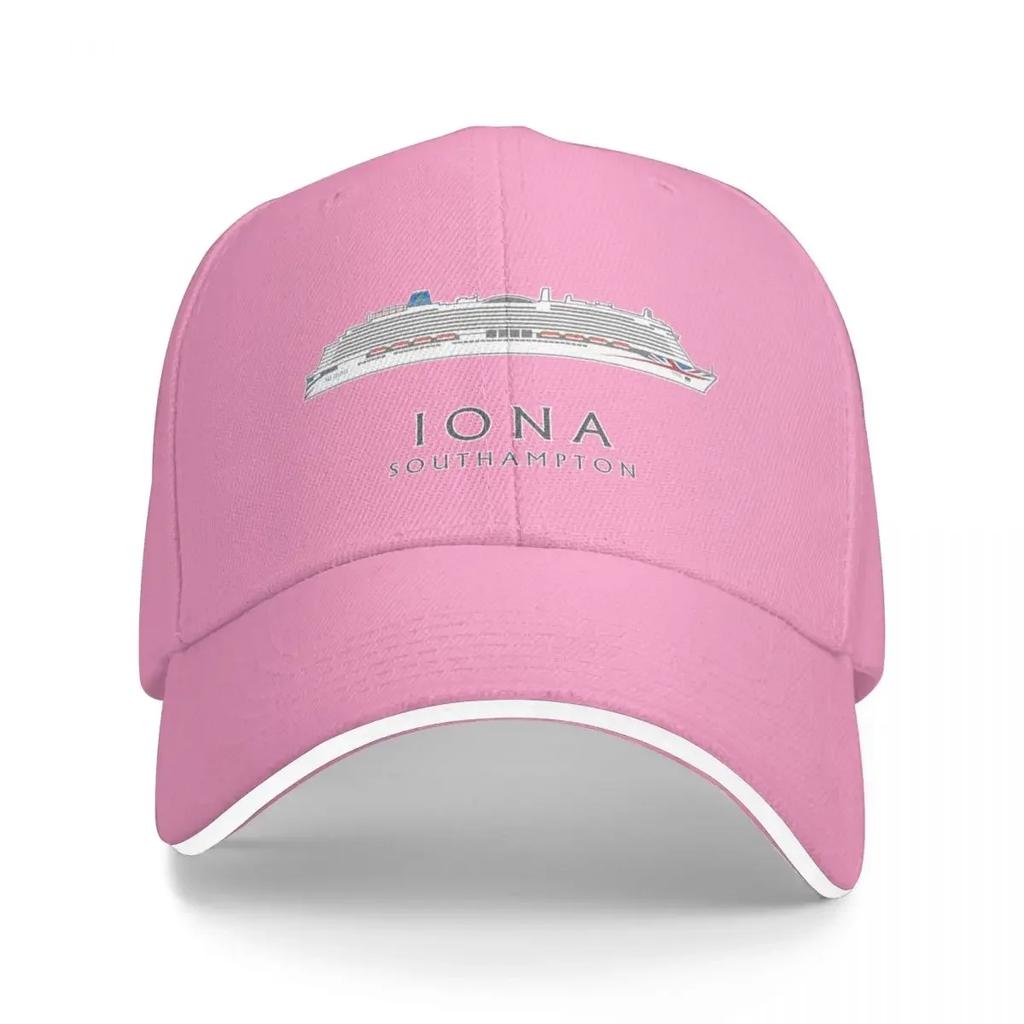 Cruise Ship Iona Stylish Graphic Design Baseball Cap Rugby Dad Hat Beach Hat For Women Men's