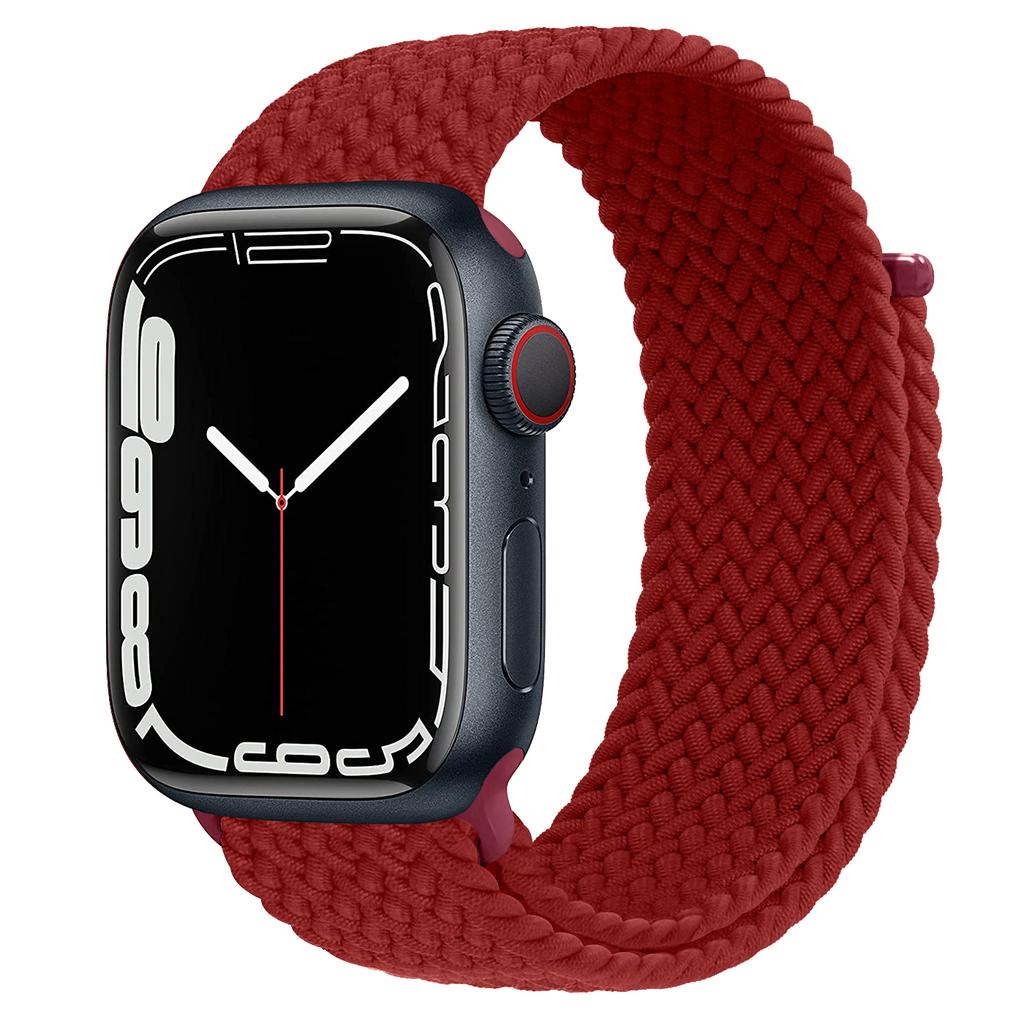 Band For Apple watch strap 44mm 40mm 45mm 41mm 42mm ultra 49mm correa Braided Solo Loop bracelet Apple watch series 7 3 5 se 6 8