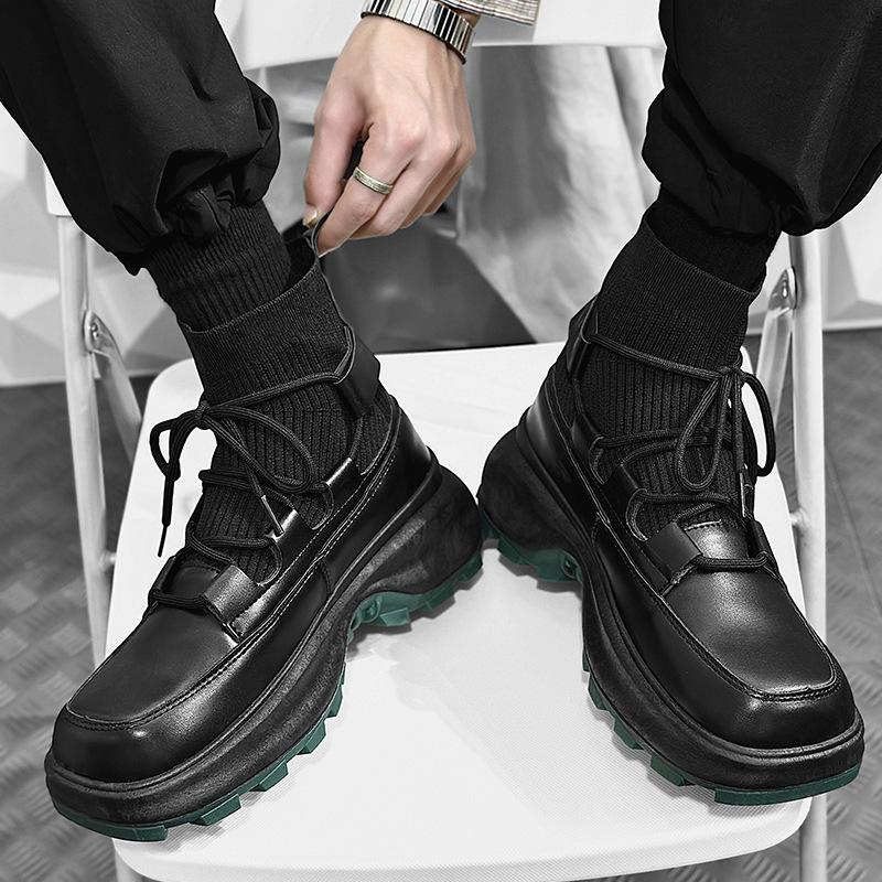 

Martin boots leather boots platform autumn and winter new men s boots snow boots men s Martin boots 44