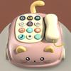 Baby Phone Toddlers Musical Toy Pretend Phone Call Toy Car Bilingual Story NaMachine Kitty Shape for Enlightment