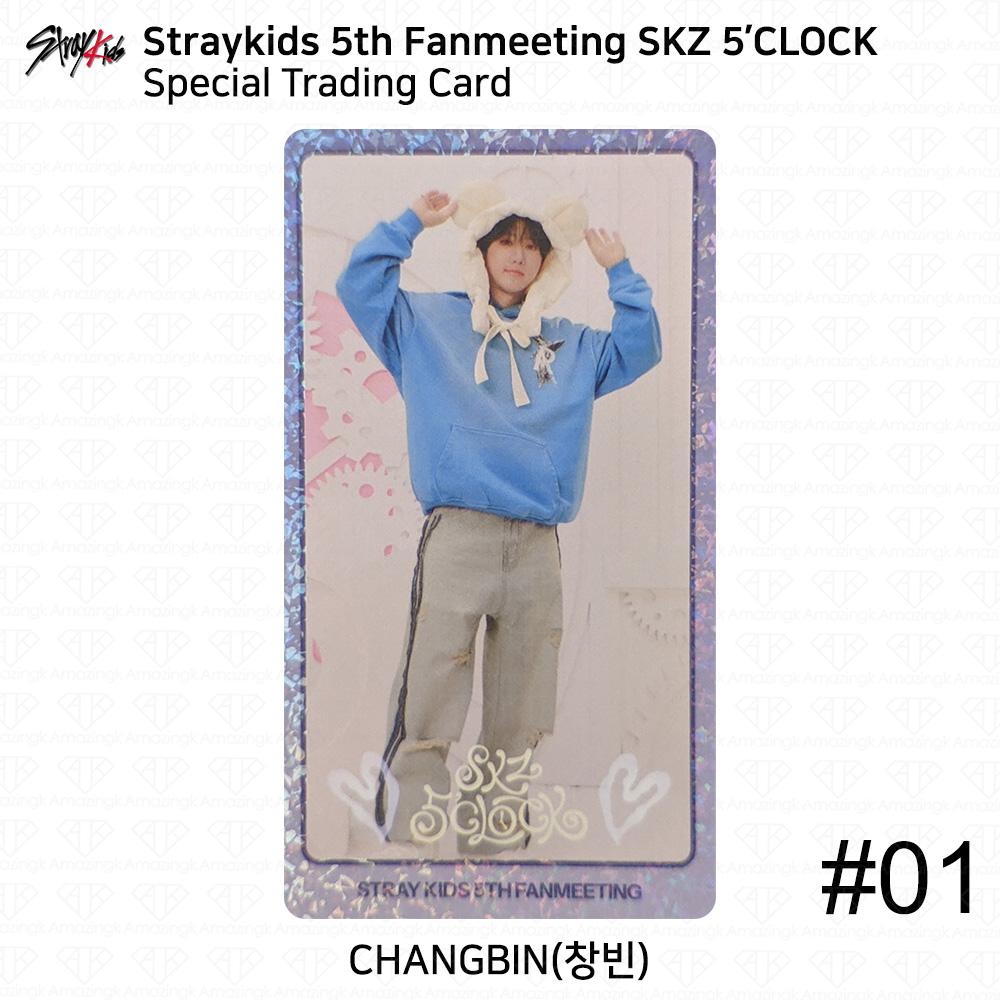 

STRAY KIDS 5th Fanmeeting SKZ 5 CLOCK Официальная MD Специальная коллекционная карточка KPOP Changbin -Trading Card #1